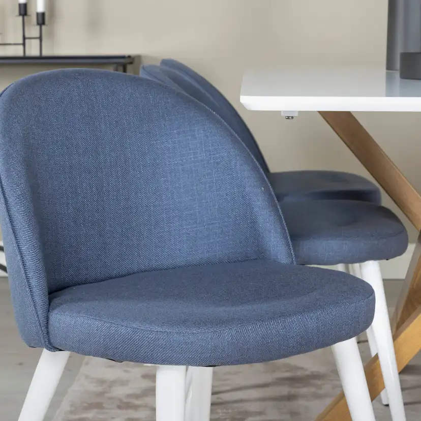 Matgrupp Venture Home Piazza med 6st Velvet Stolar