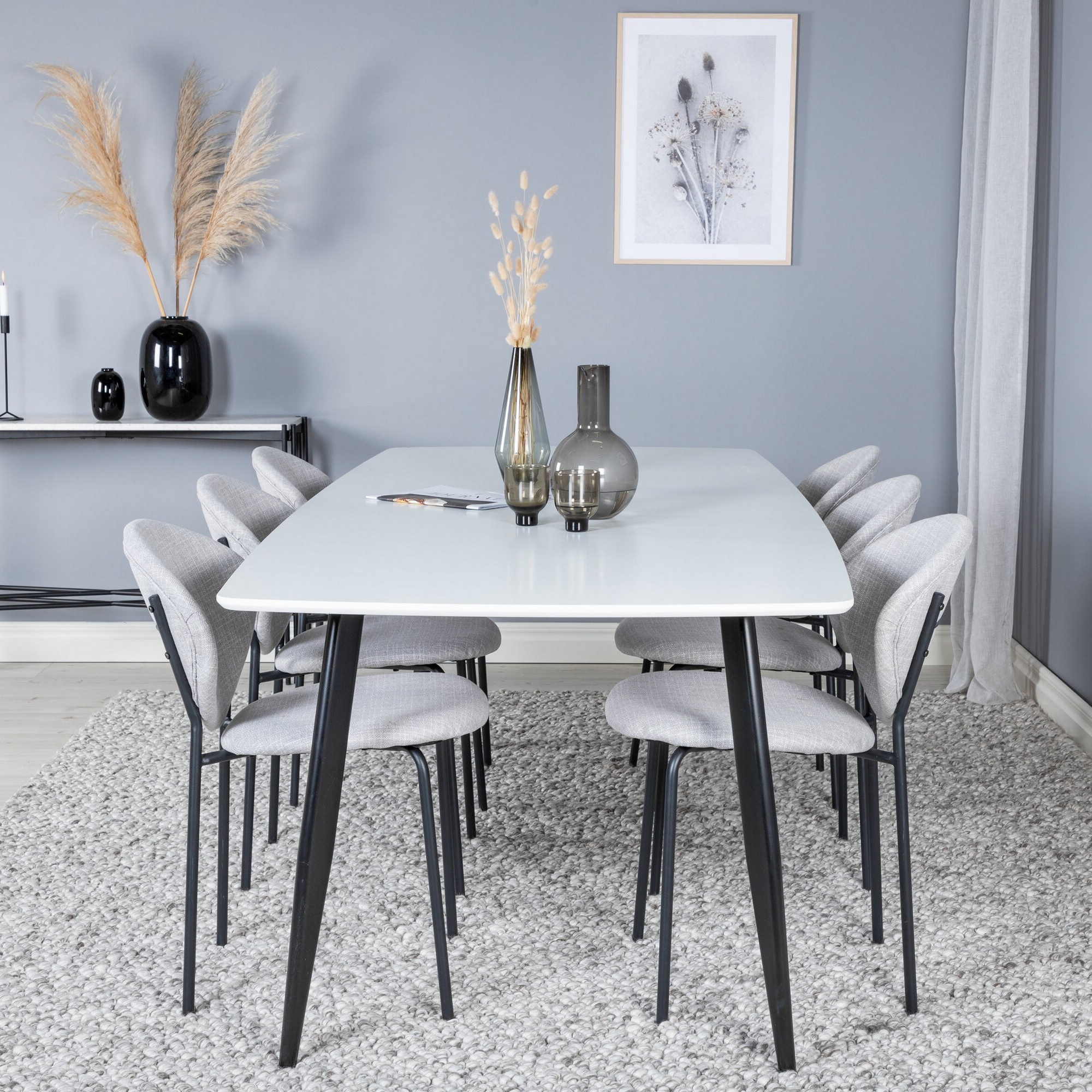 Matgrupp Venture Home Polar med 6st Vault Stolar