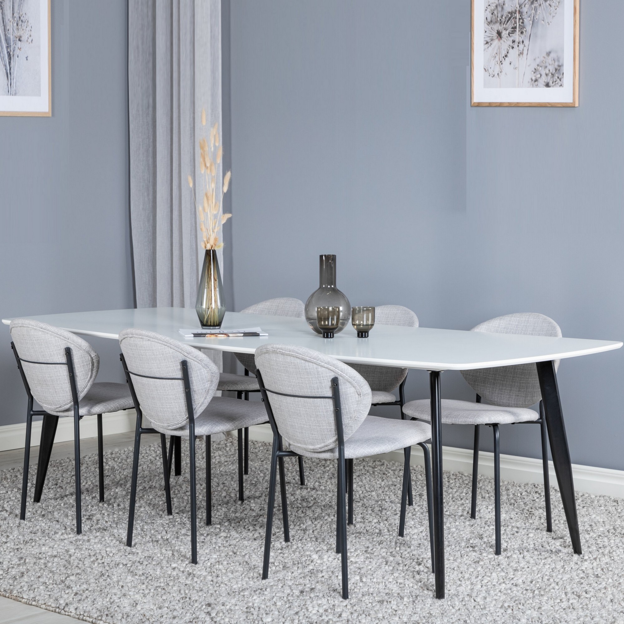 Matgrupp Venture Home Polar med 6st Vault Stolar