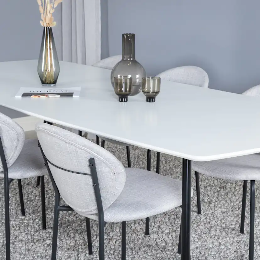 Matgrupp Venture Home Polar med 6st Vault Stolar