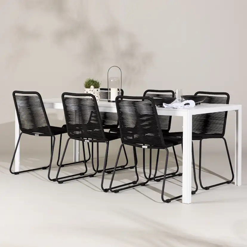 Trädgårdsgrupp Venture Home Break med 6 Lindos Stolar