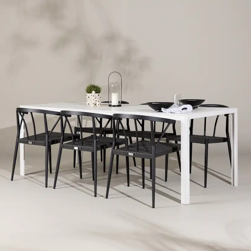 Trädgårdsgrupp Venture Home Break med 6 Stina Stolar