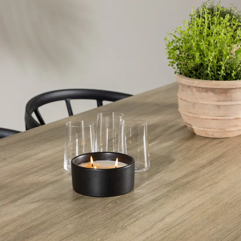 Trädgårdsgrupp Venture Home Merlo med 6 Stina Trädgårdsstolar