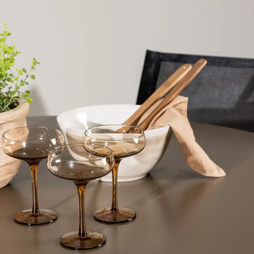 Trädgårdsgrupp Venture Home Santa Fe med 4 Alina Stolar