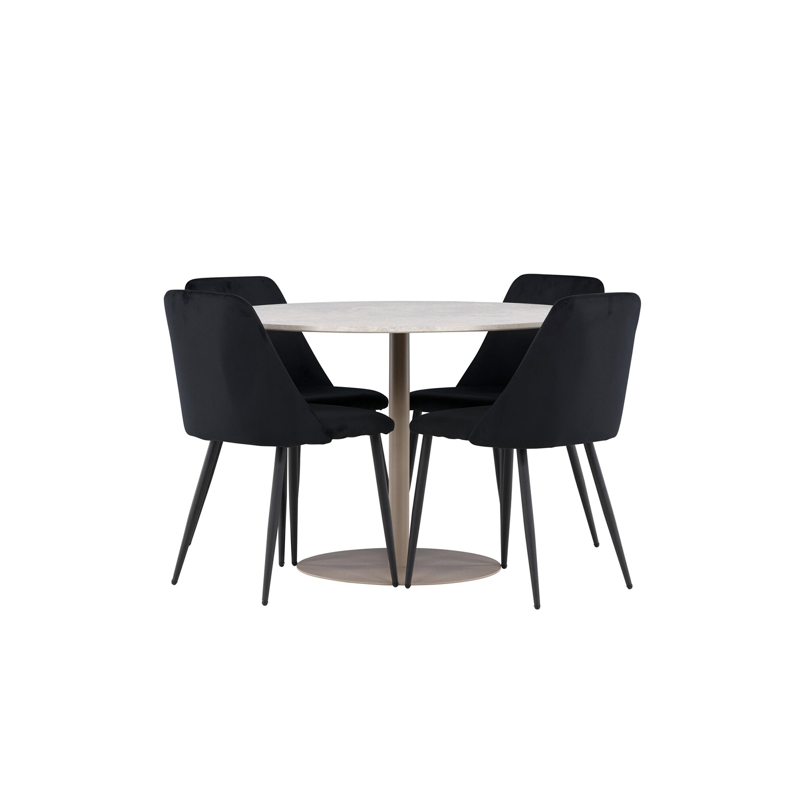 Matgrupp Venture Home Lycke Ø110 med 4 st Night Stolar