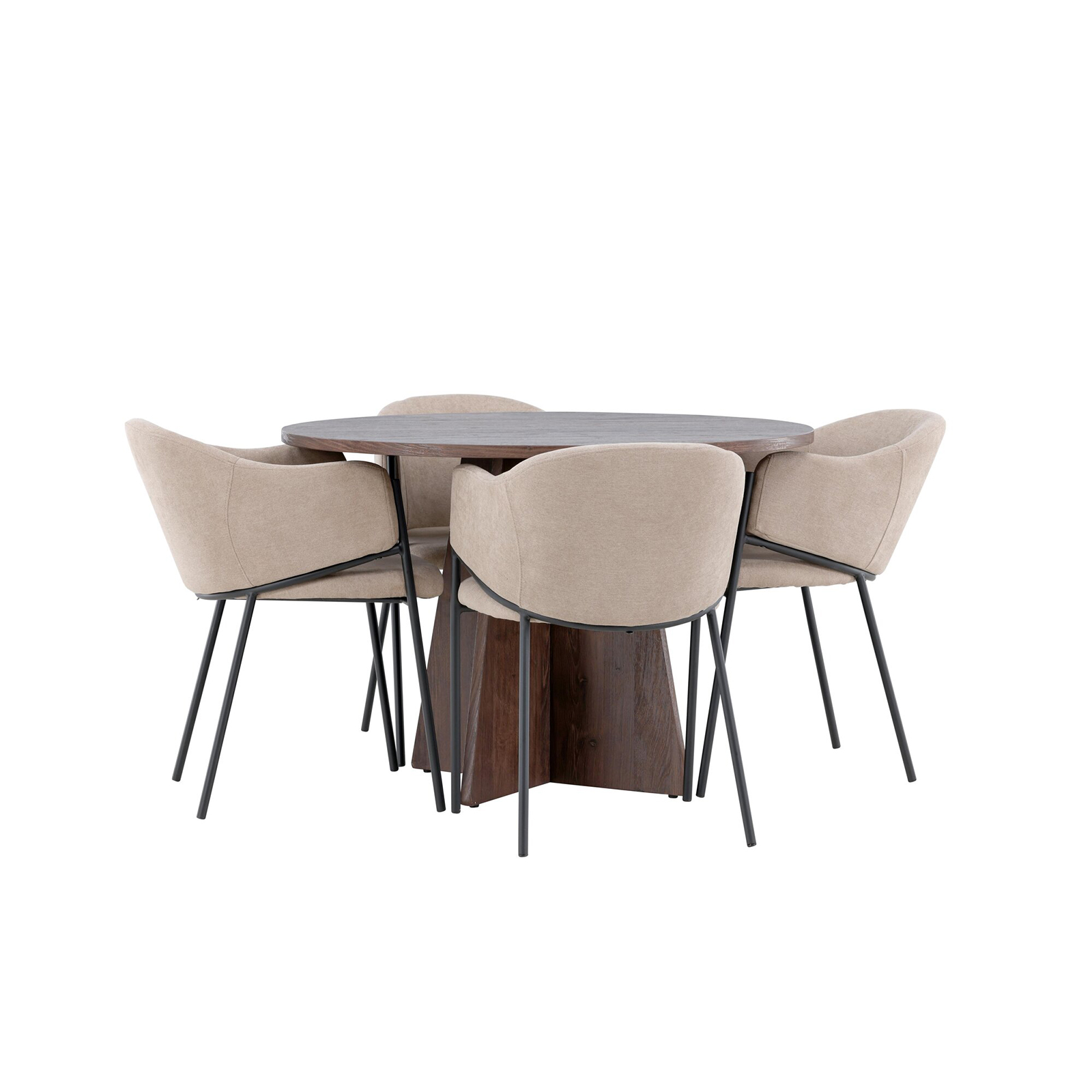 Matgrupp Venture Home Bootcut Ø110 med 4 st Evelina Stolar