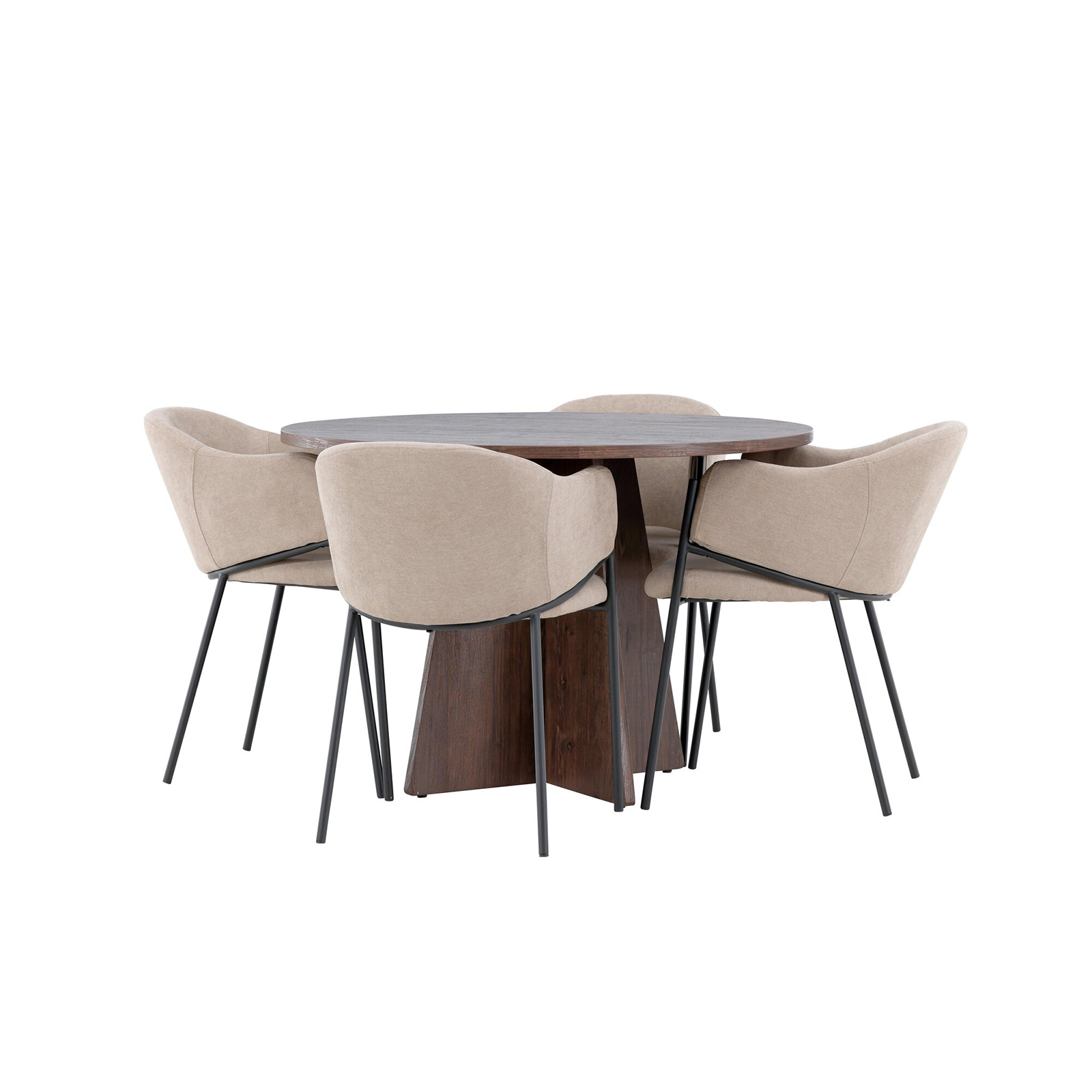 Matgrupp Venture Home Bootcut Ø110 med 4 st Evelina Stolar