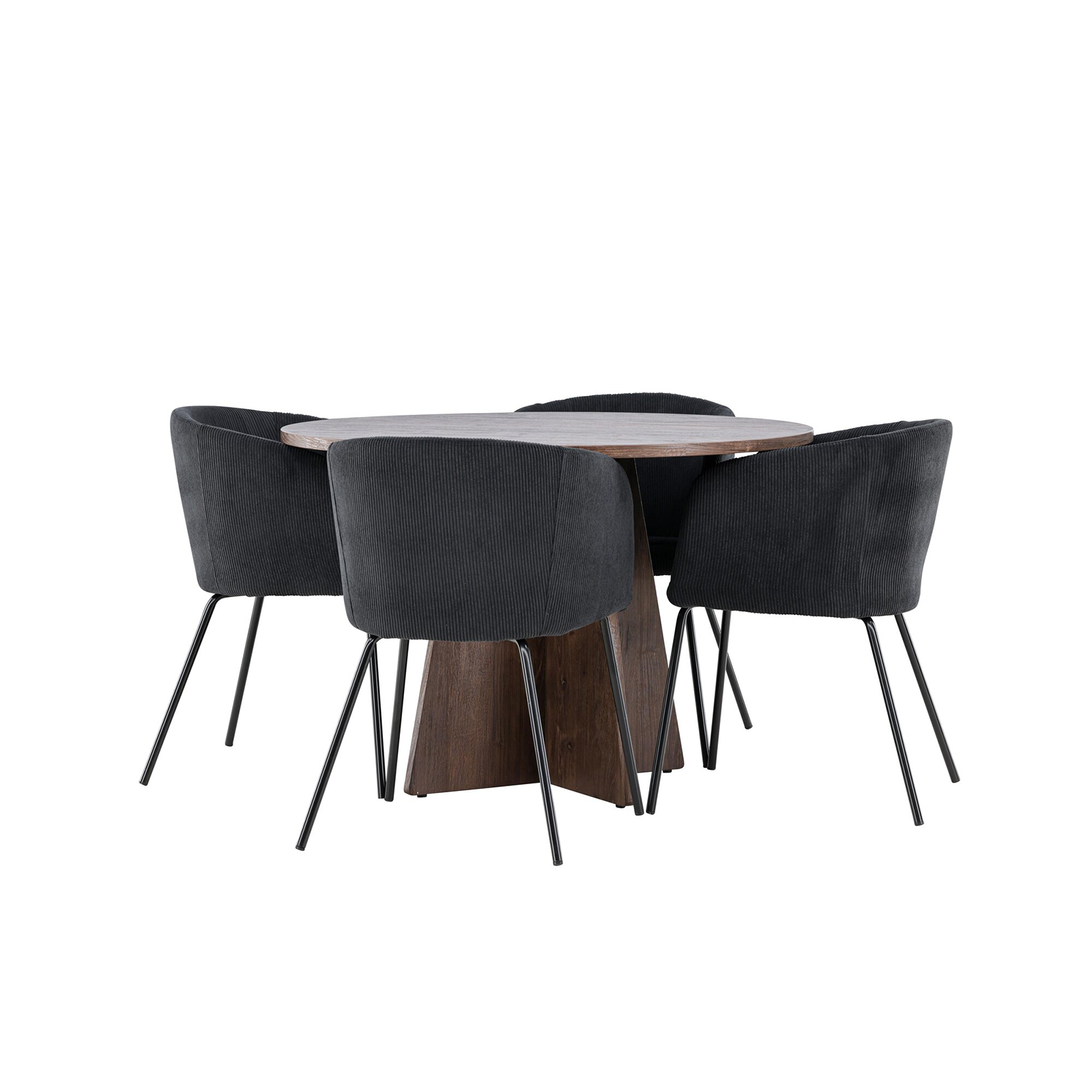 Matgrupp Venture Home Bootcut Ø110 med 4 st Berit Stolar