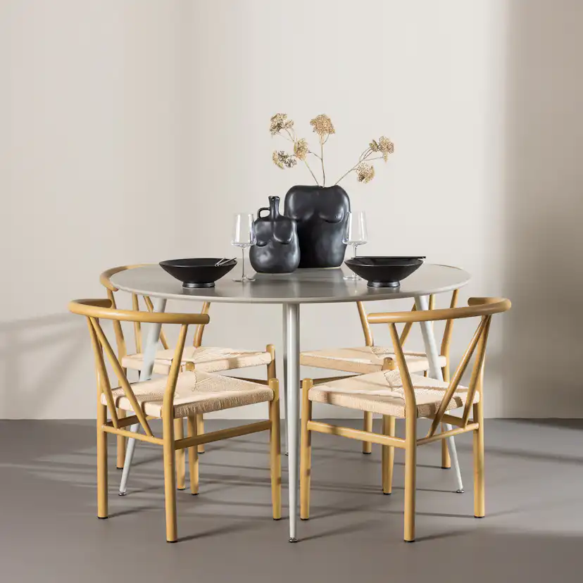 Matgrupp Venture Home Plaza Ø120 med 4 st Alfons Stolar