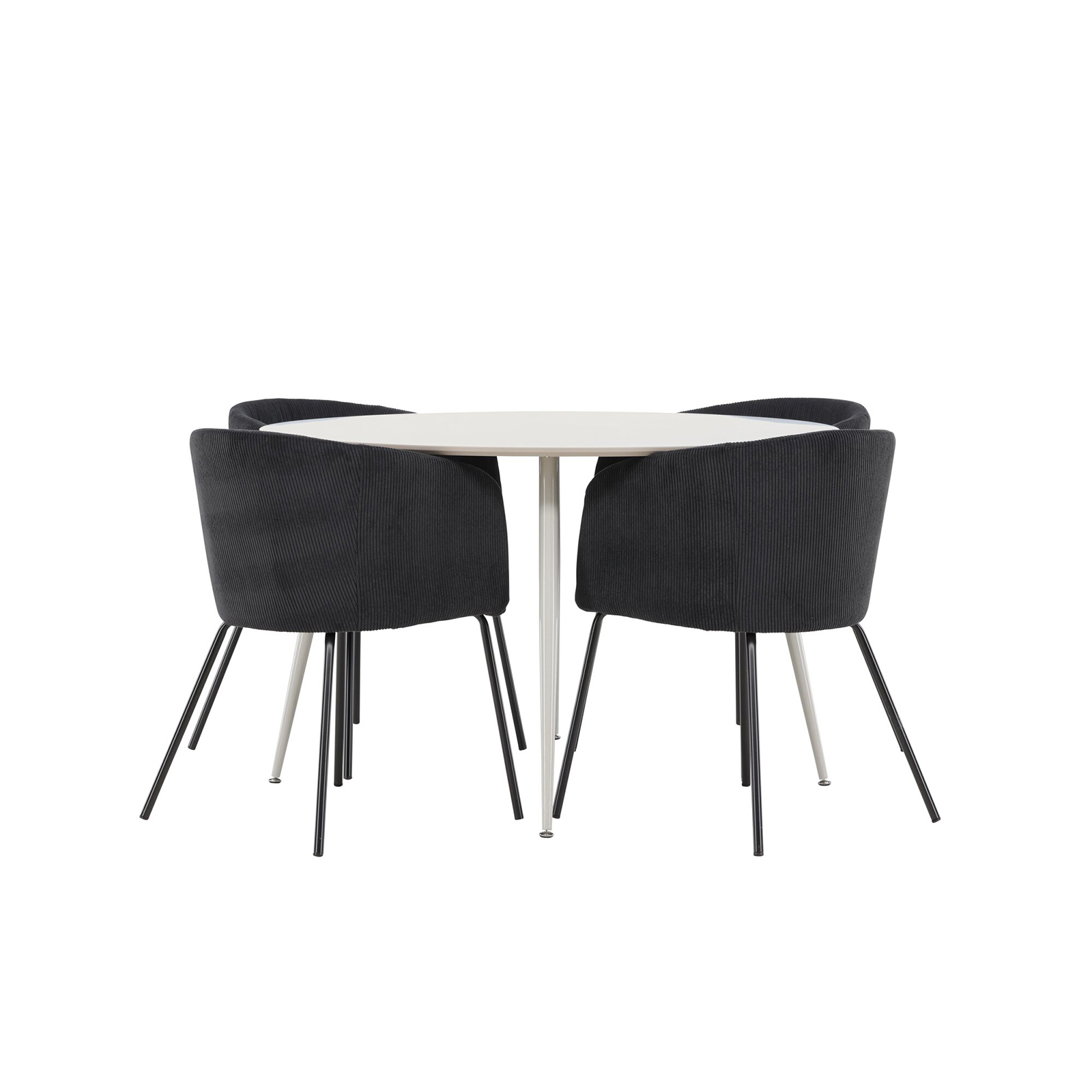 Matgrupp Venture Home Plaza Ø120 med 4 st Berit Stolar