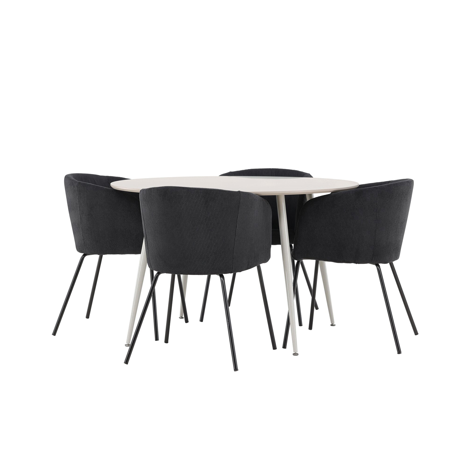 Matgrupp Venture Home Plaza Ø120 med 4 st Berit Stolar