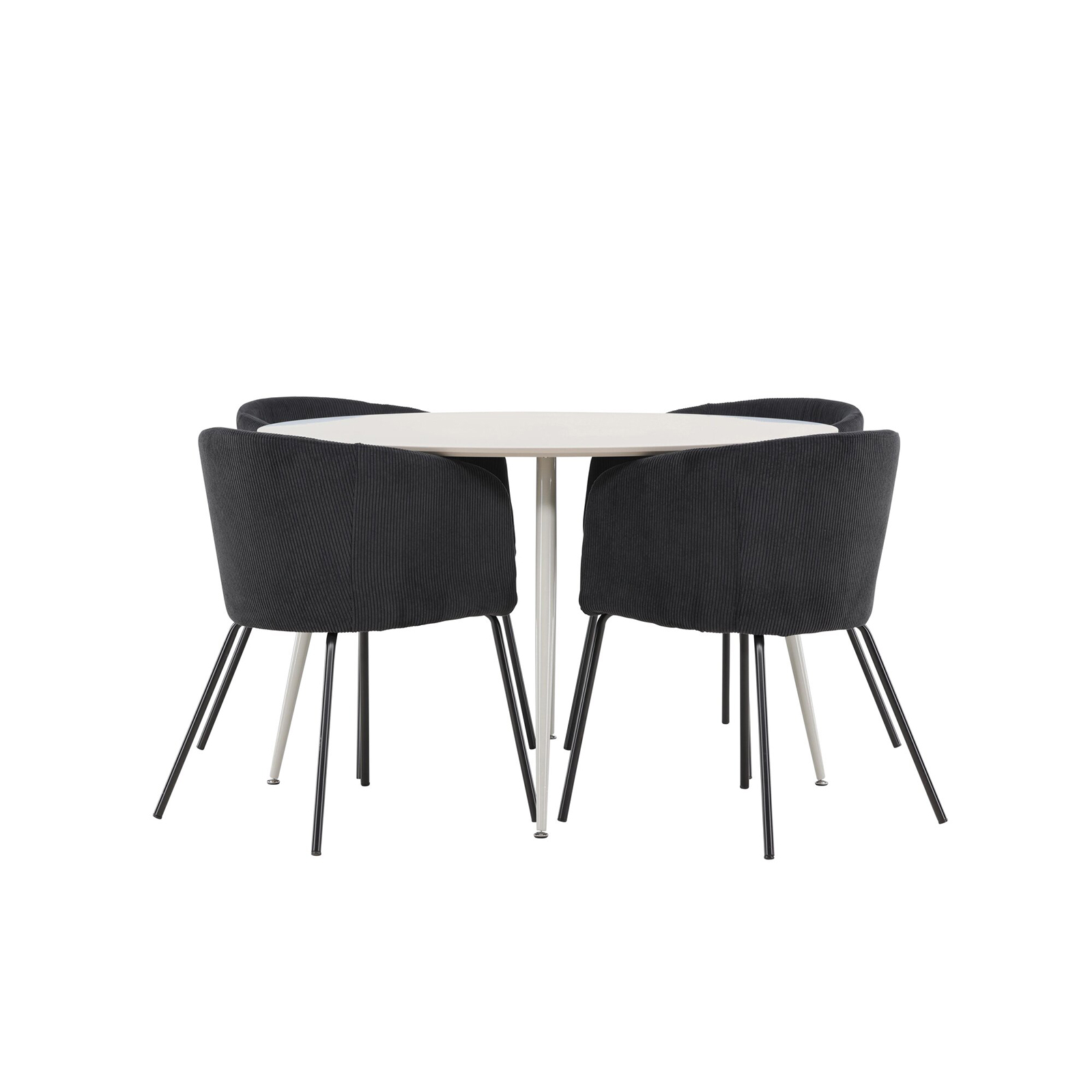 Matgrupp Venture Home Plaza Ø120 med 4 st Berit Stolar