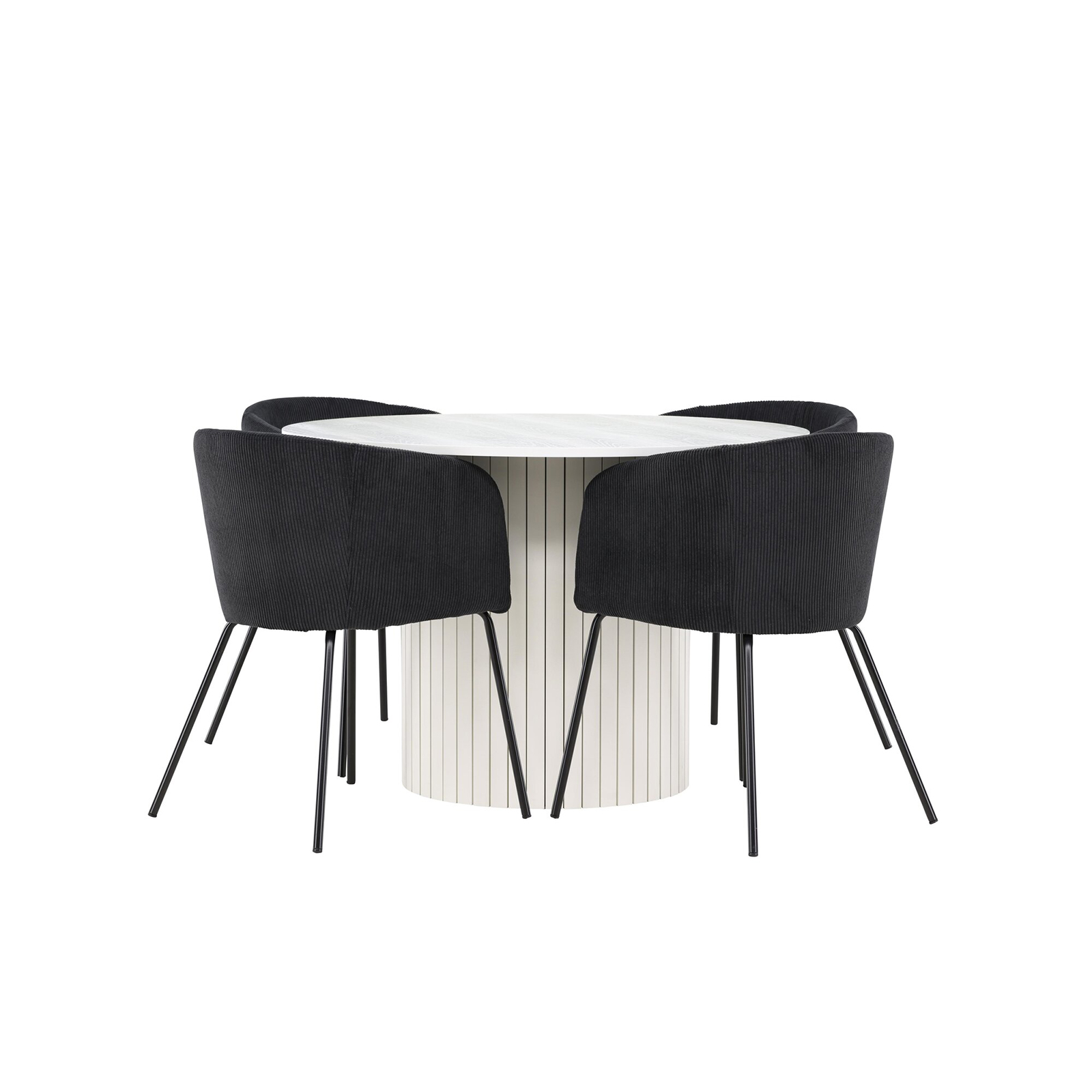 Matgrupp Venture Home Härön Ø110 med 4 st Berit Stolar