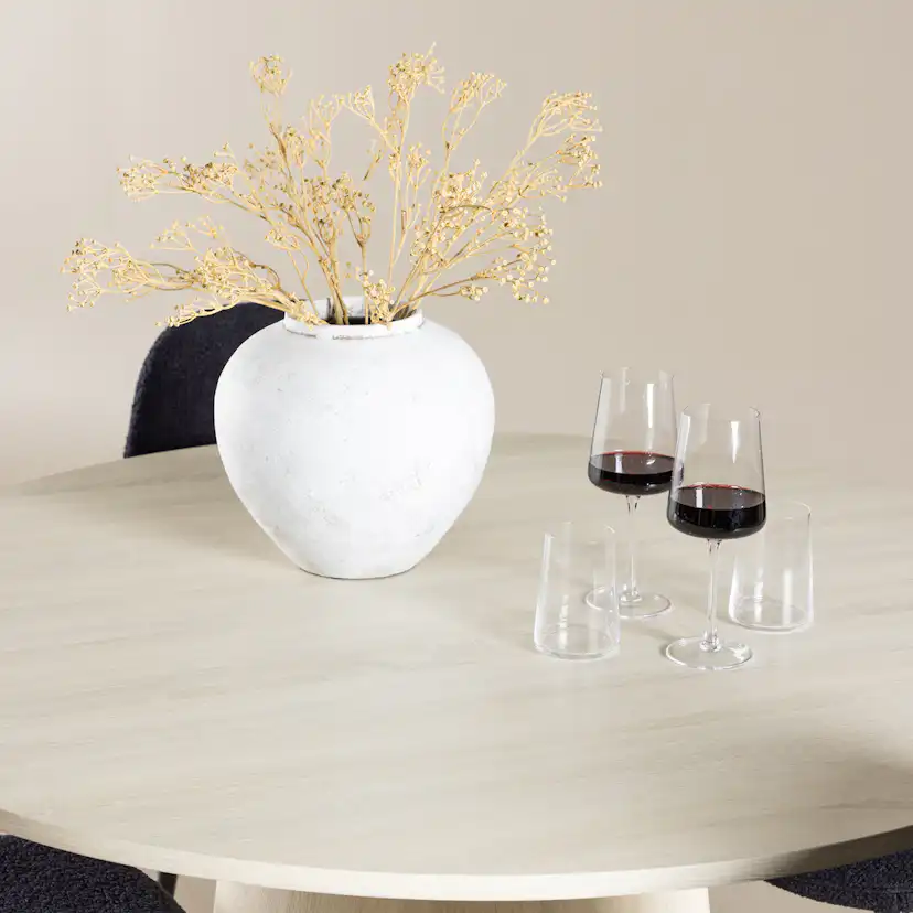 Matgrupp Venture Home Lanzo Ø120 med 4 st Polar Stolar Teddy