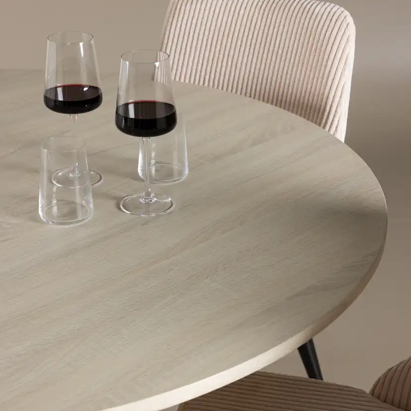 Matgrupp Venture Home Lanzo Ø120 med 4 st Leone Stolar