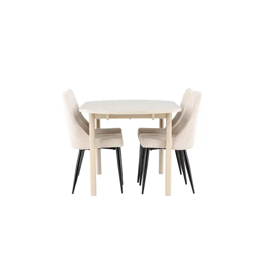 Matgrupp Venture Home Andy 180 med 4 st Leone Stolar