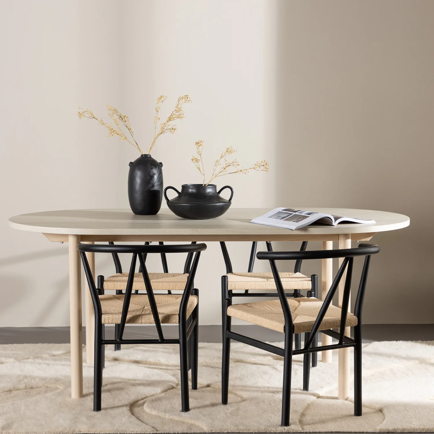 Matgrupp Venture Home Andy 180 med 4 st Alfons Stolar