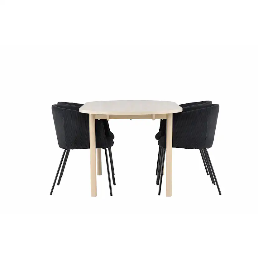 Matgrupp Venture Home Andy 180 med 4 st Berit Stolar