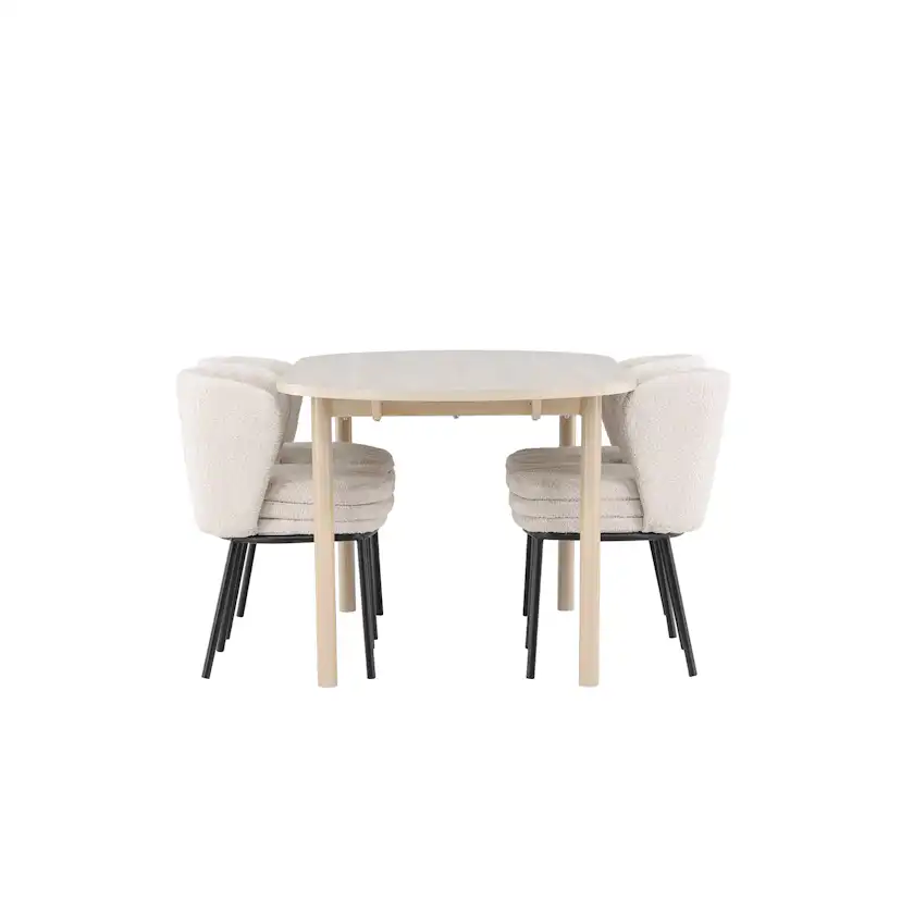 Matgrupp Venture Home Andy 180 med 4 st Agnes Stolar