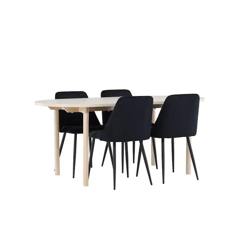 Matgrupp Venture Home Andy 180 med 4 st Night Stolar