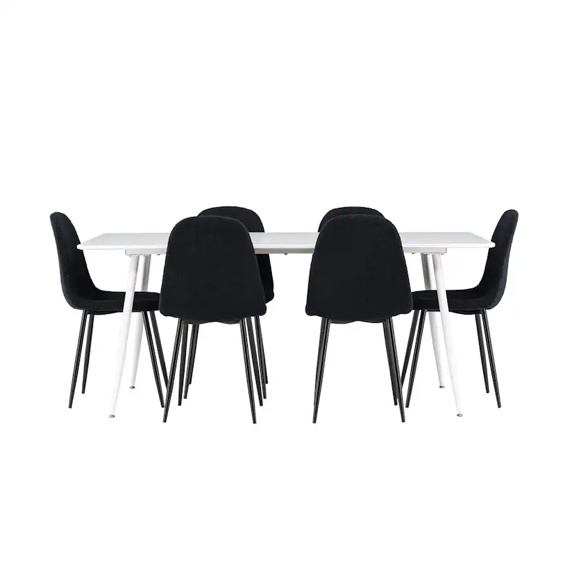 Matgrupp Venture Home Silar 180 med 6 st Polar Stolar Teddy