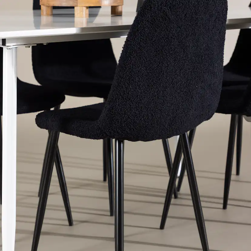 Matgrupp Venture Home Silar 180 med 6 st Polar Stolar Teddy