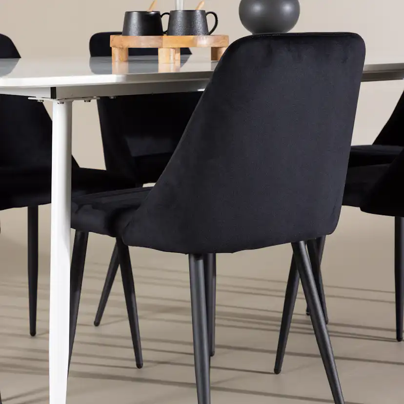 Matgrupp Venture Home Silar 180 med 6 st Night Stolar