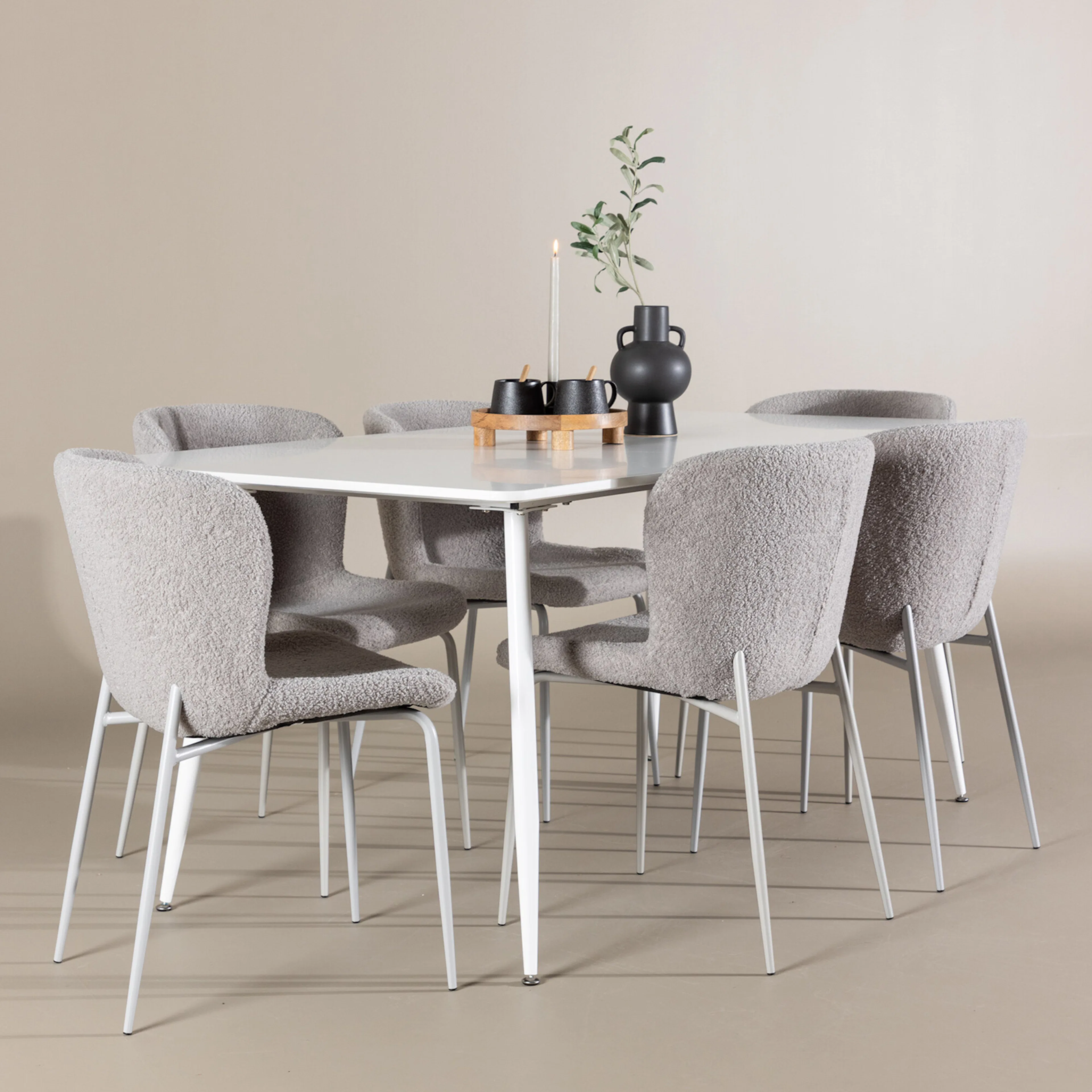 Matgrupp Venture Home Silar 180 med 6 st Modesto Stolar