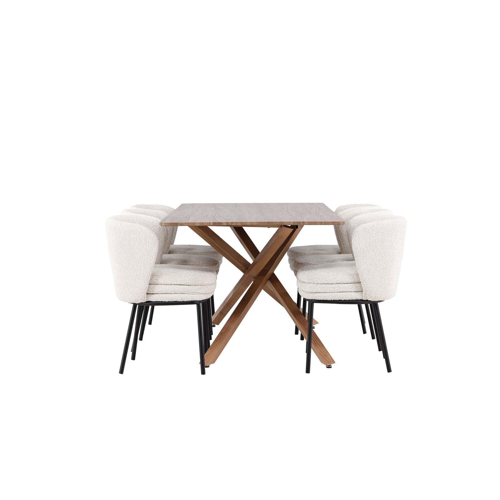 Matgrupp Venture Home Piazza 180 med 6 st Agnes Stolar