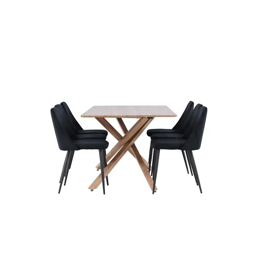 Matgrupp Venture Home Piazza 180 med 6 st Night Stolar