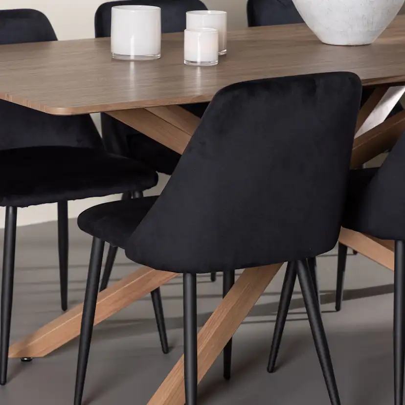 Matgrupp Venture Home Piazza 180 med 6 st Night Stolar