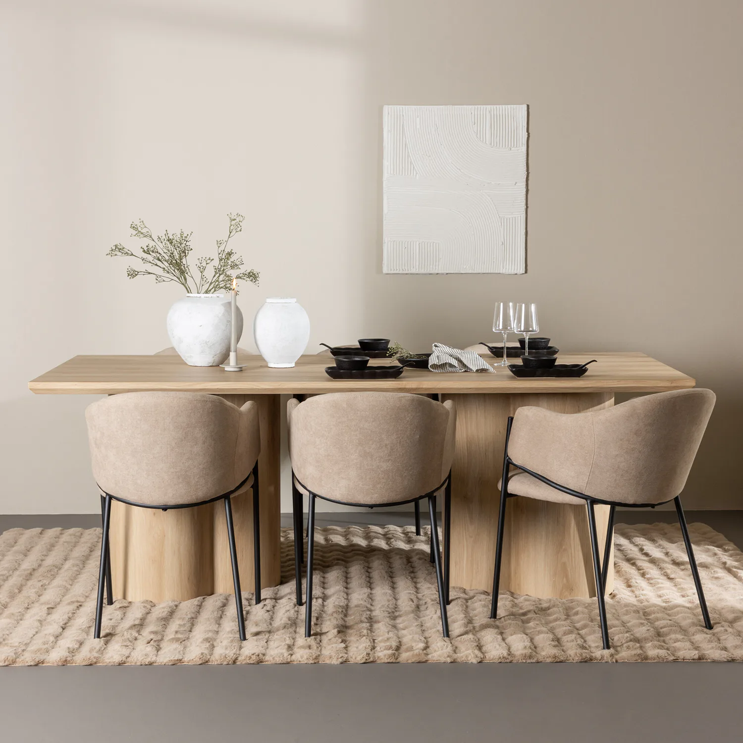 Matgrupp Venture Home Olivia 210 med 6 st Evelina Stolar