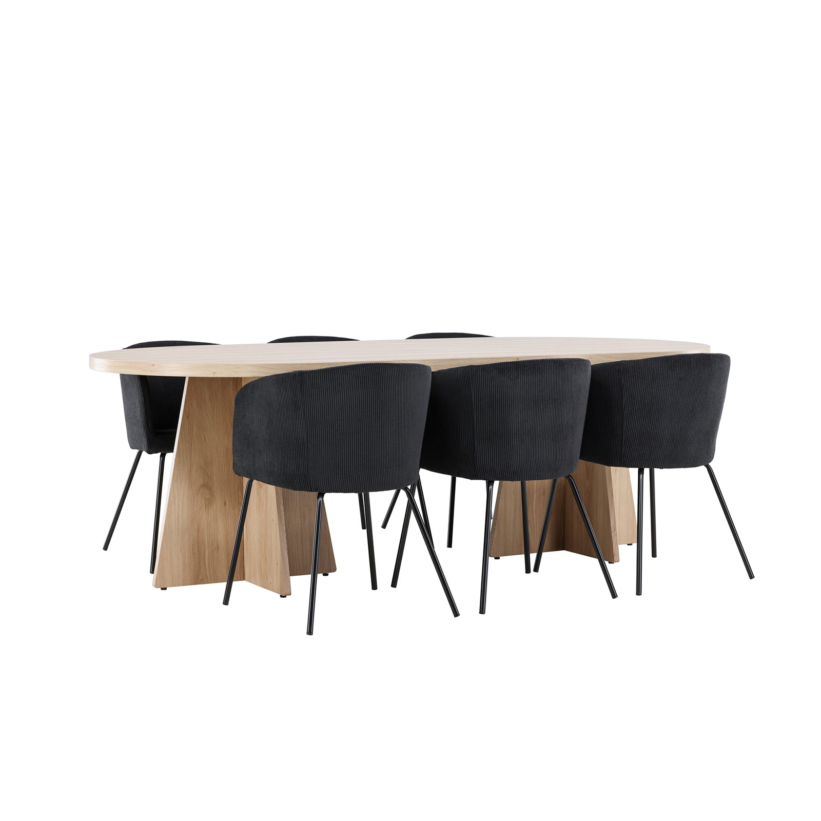 Matgrupp Venture Home Bootcut 230 med 6 st Berit Stolar