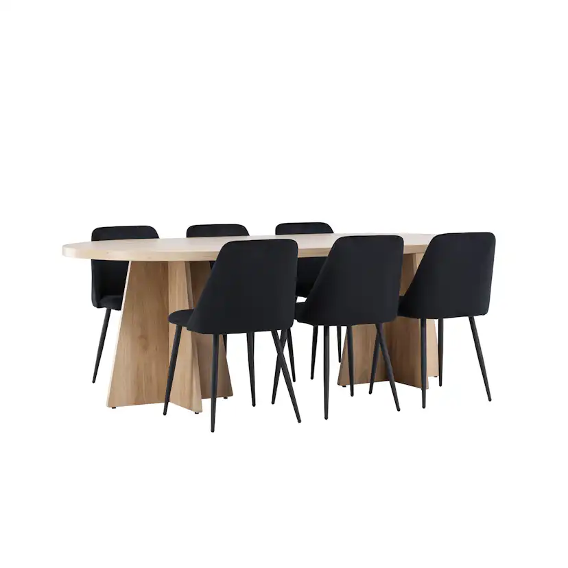 Matgrupp Venture Home Bootcut 230 med 6 st Night Stolar