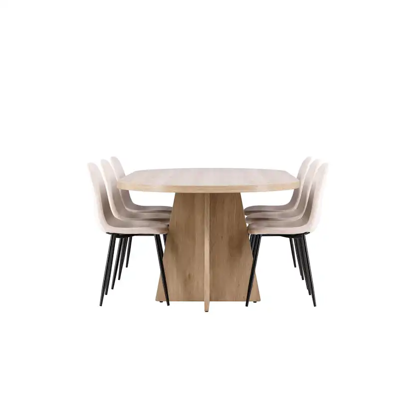 Matgrupp Venture Home Bootcut 230 med 6 st Polar Stolar Sammet