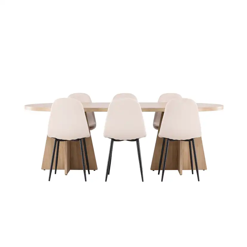 Matgrupp Venture Home Bootcut 230 med 6 st Polar Stolar Sammet