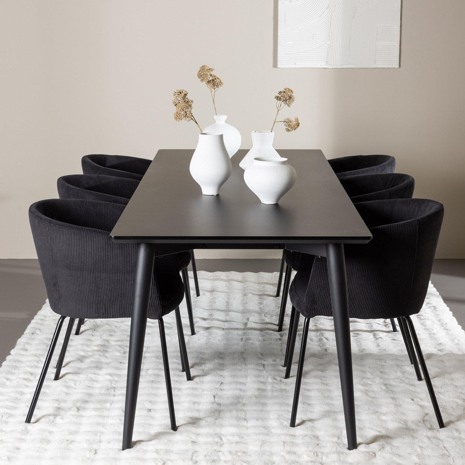 Matgrupp Venture Home Ellis 230 med 6 st Berit Stolar