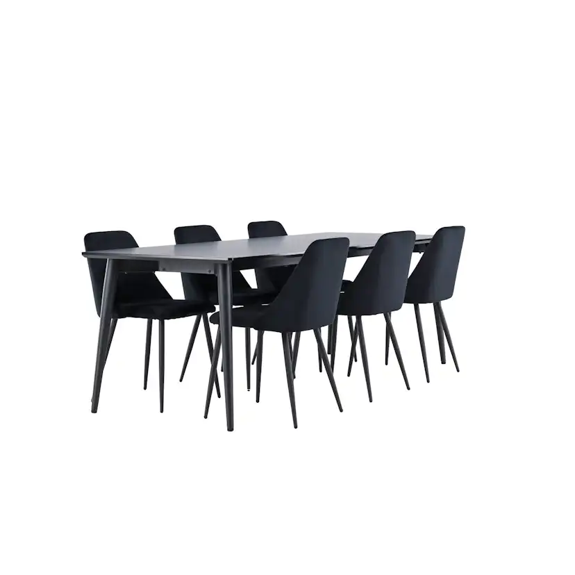 Matgrupp Venture Home Ellis 230 med 6 st Night Stolar