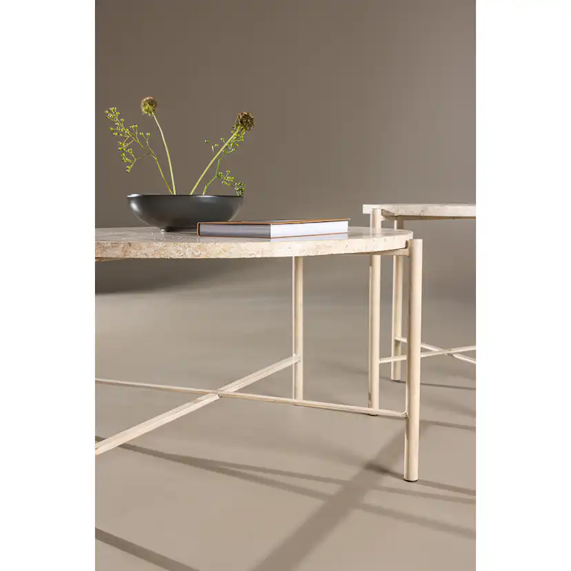 Soffbord Vind Sandhamn Ø70 cm & Ø40 cm