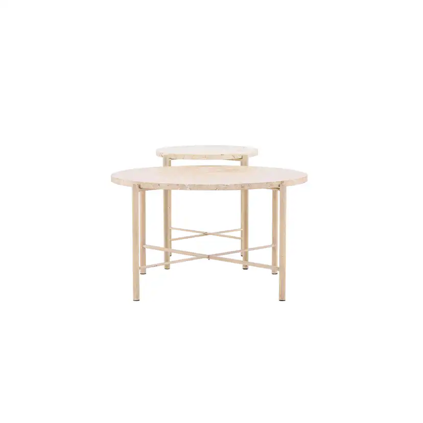 Soffbord Vind Sandhamn Ø70 cm & Ø40 cm