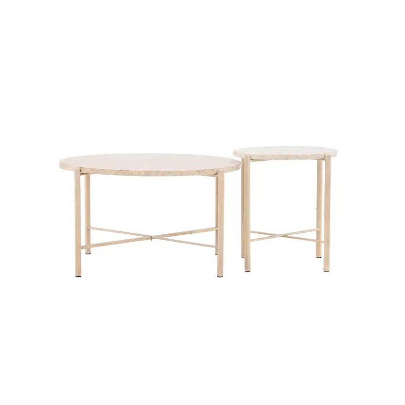 Soffbord Vind Sandhamn Ø70 cm & Ø40 cm