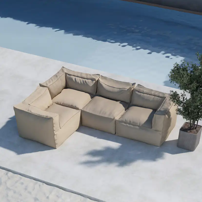 Loungesoffa Venture Home Rambo Hörnsoffa Utomhus