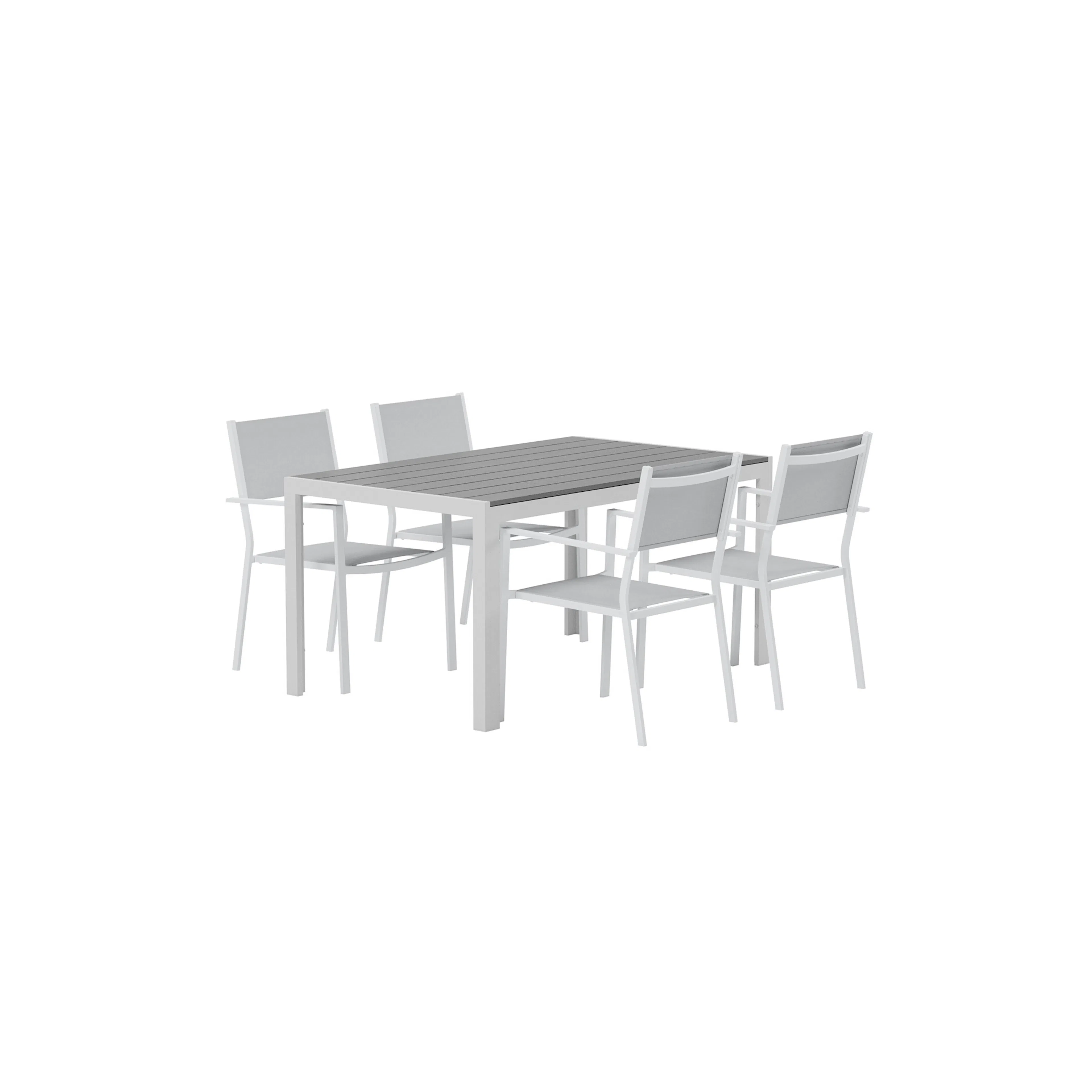 Matgrupp Utomhus Venture Home Break 90x150 cm med 4 st Copacabana Trädgårdsstolar