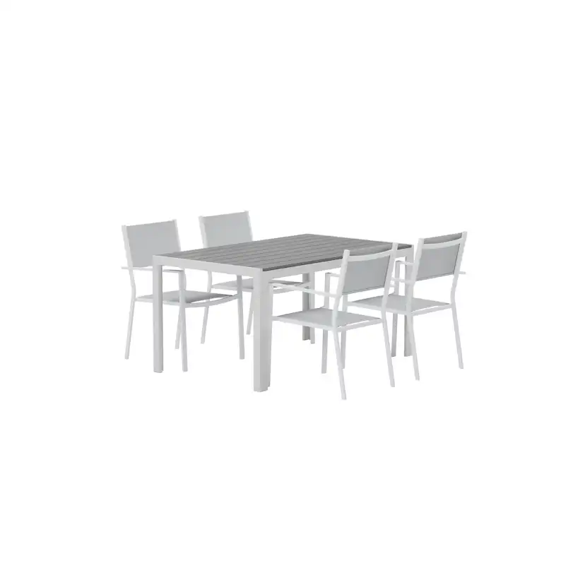 Matgrupp Utomhus Venture Home Break 90x150 cm med 4 st Copacabana Trädgårdsstolar
