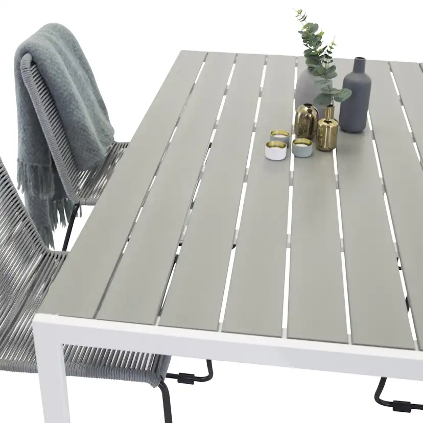 Matgrupp Utomhus Venture Home Bront 150 med 4 Leon Trädgårdsstolar