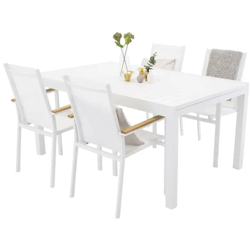 Matgrupp Venture Home Madrid 160/240 med 4 Tilly Stolar