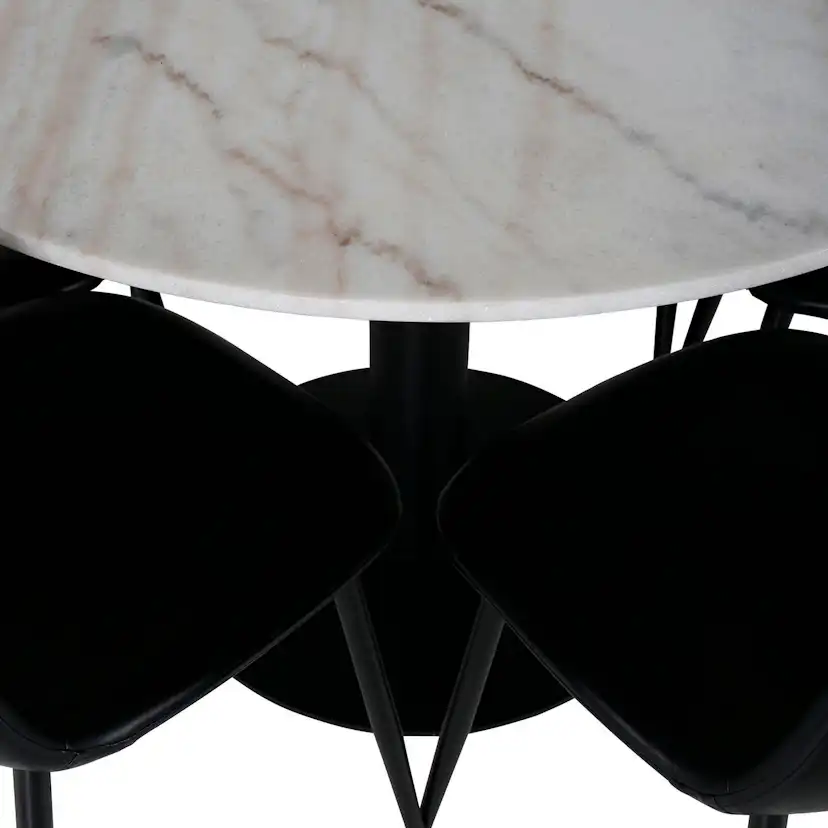 Matgrupp Venture Home Estelle med 6 Pobbie Stolar