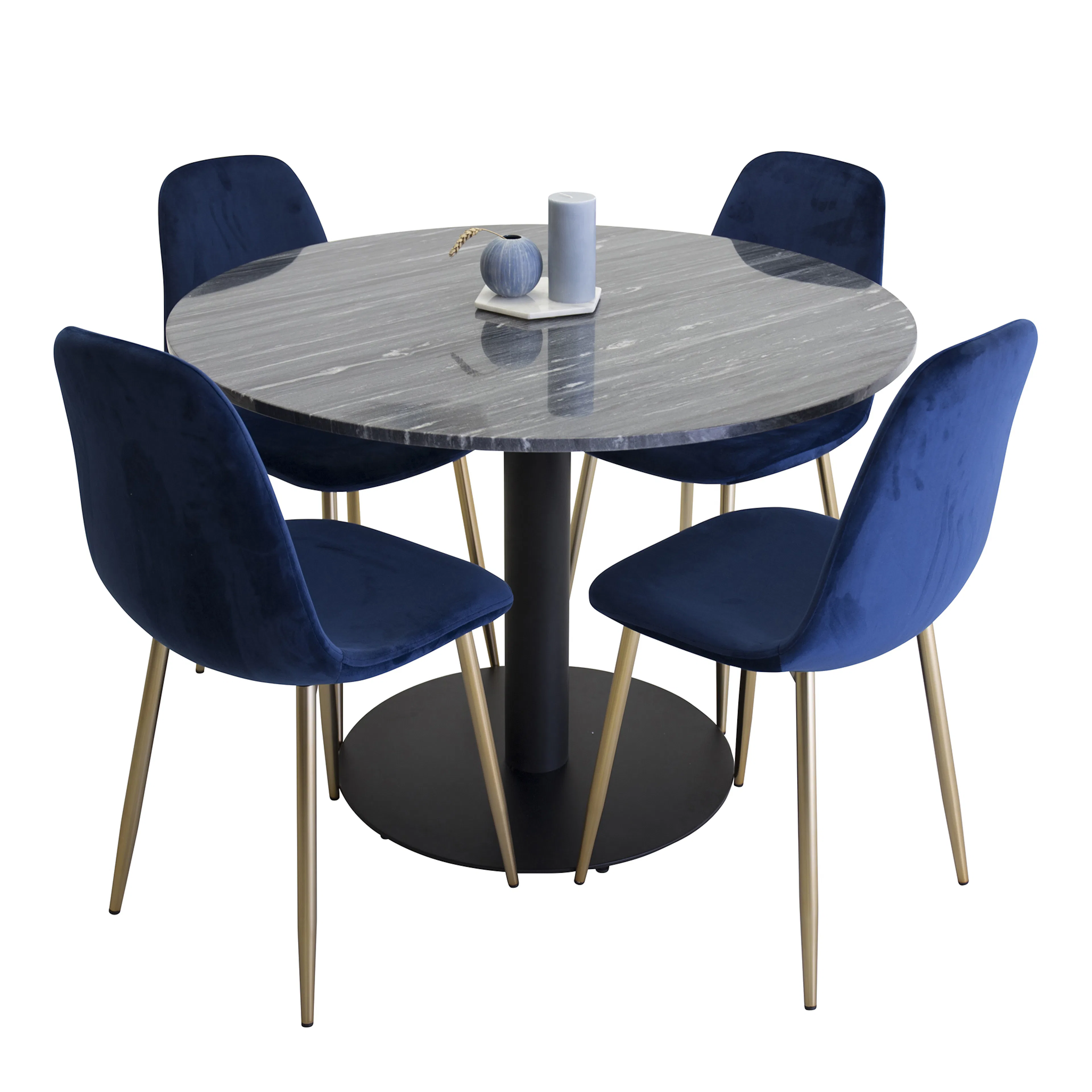 Matgrupp Venture Home Estelle med 4 Pobbie Stolar