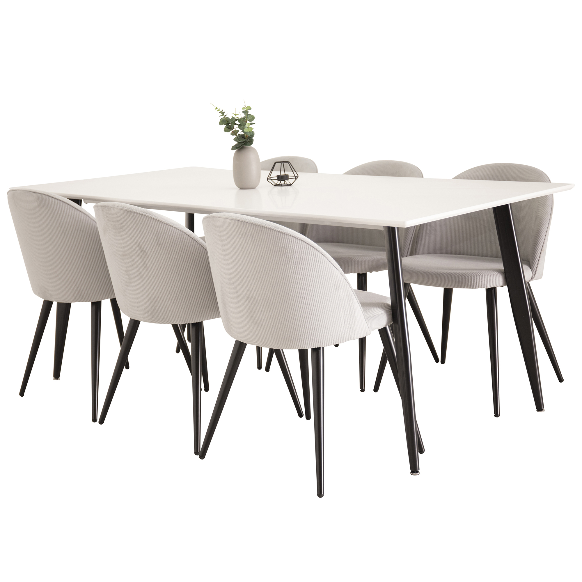 Matgrupp Venture Home Pobbie med 6 Valentina Stolar Manchester