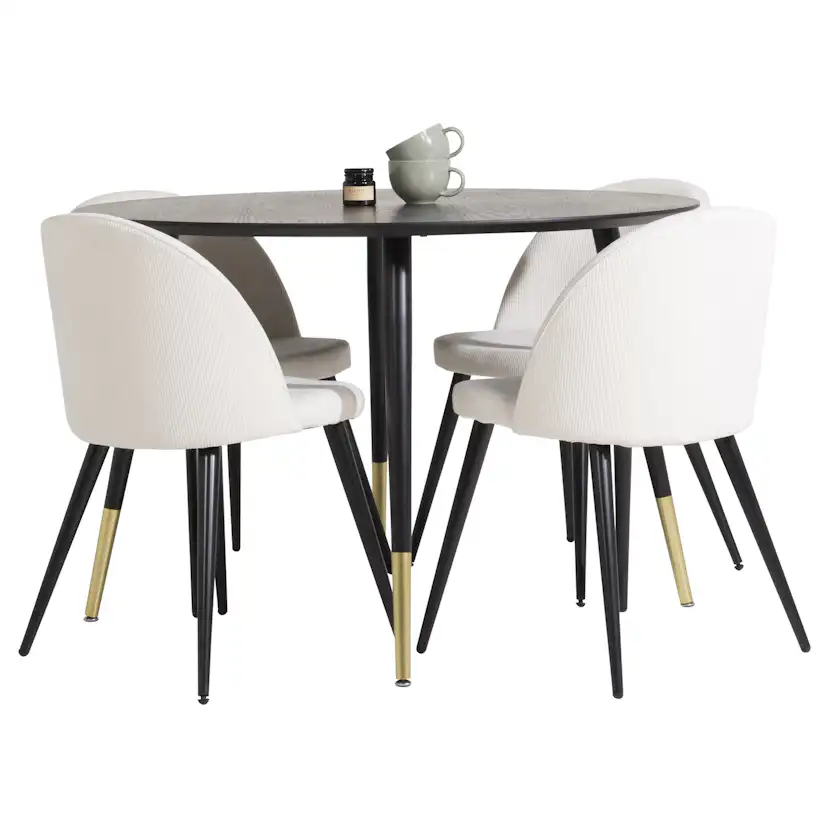 Matgrupp Venture Home Disa med 4 Valentina Stolar Manchester